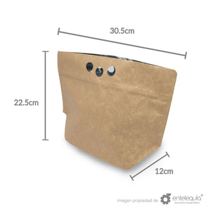 Bolsa Maleta Grande Metalizada con abre/cierra BMG - Entelequia 500 pzas