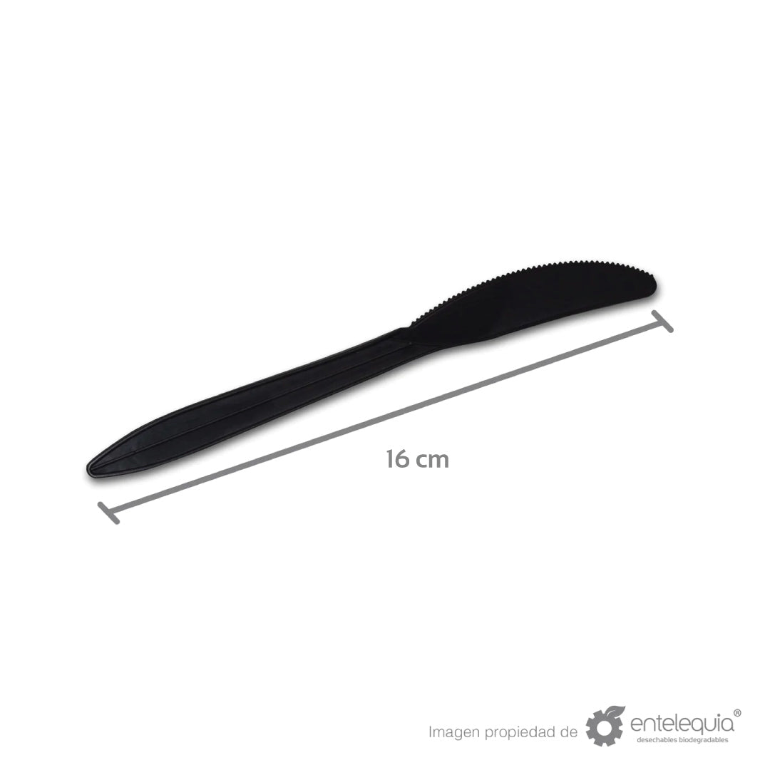 Cuchillo de 6" de fécula de maíz estuchado
