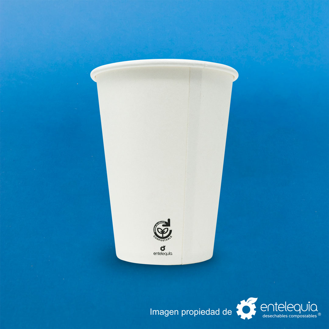 Vasos De Papel Ecológicos 7oz/200ml - Compostables, Para Bebidas Frías Y Calientes, Pack De 1000