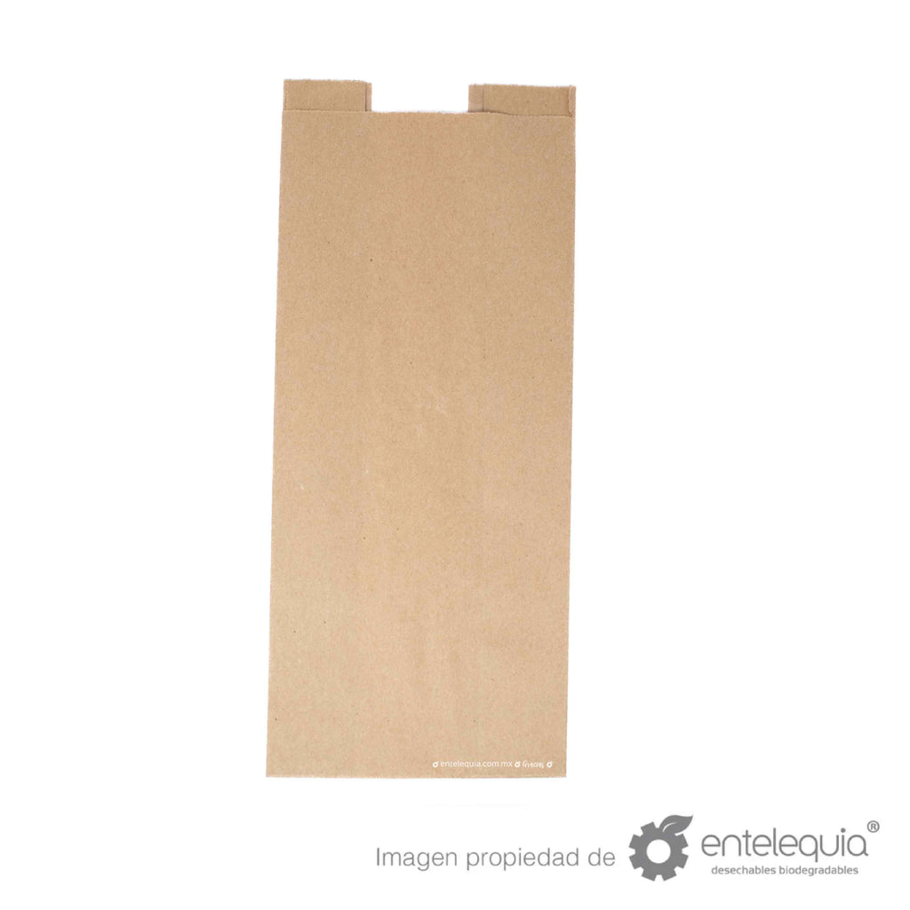 Bolsa de papel kraft con ventana para baguette