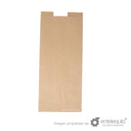 Bolsa de papel kraft con ventana para baguette