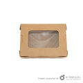 Caja kraft con ventana 11 oz
