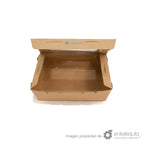 Caja kraft con ventana 11 oz
