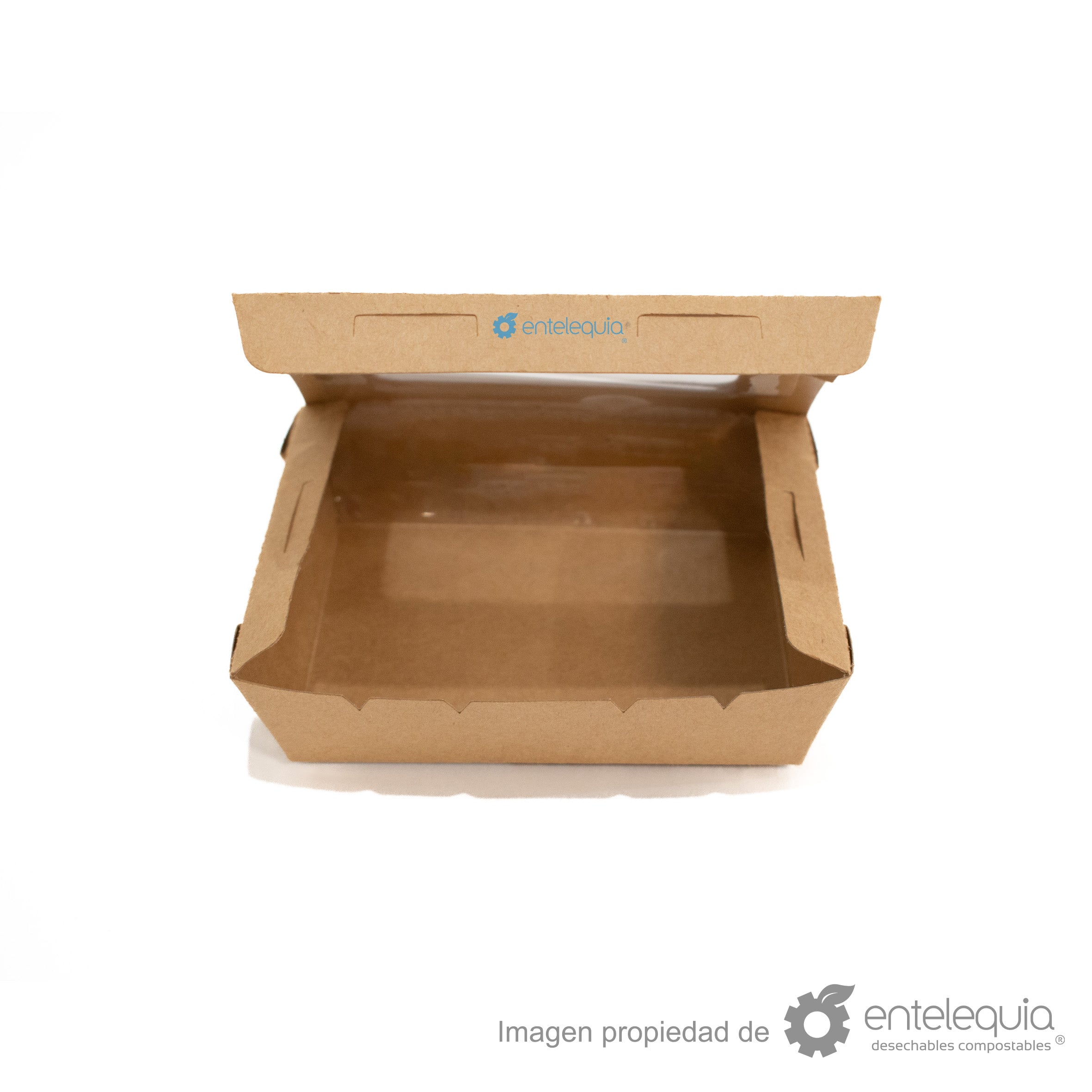 Caja kraft con ventana 11 oz