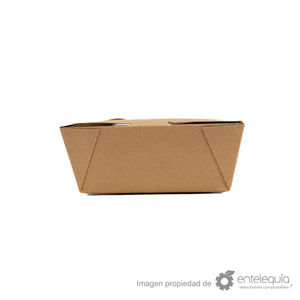 Caja kraft con ventana 20oz
