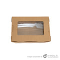 Caja kraft con ventana 20oz