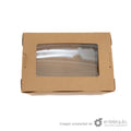 Caja kraft con ventana 30oz