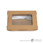 Caja kraft con ventana 30oz
