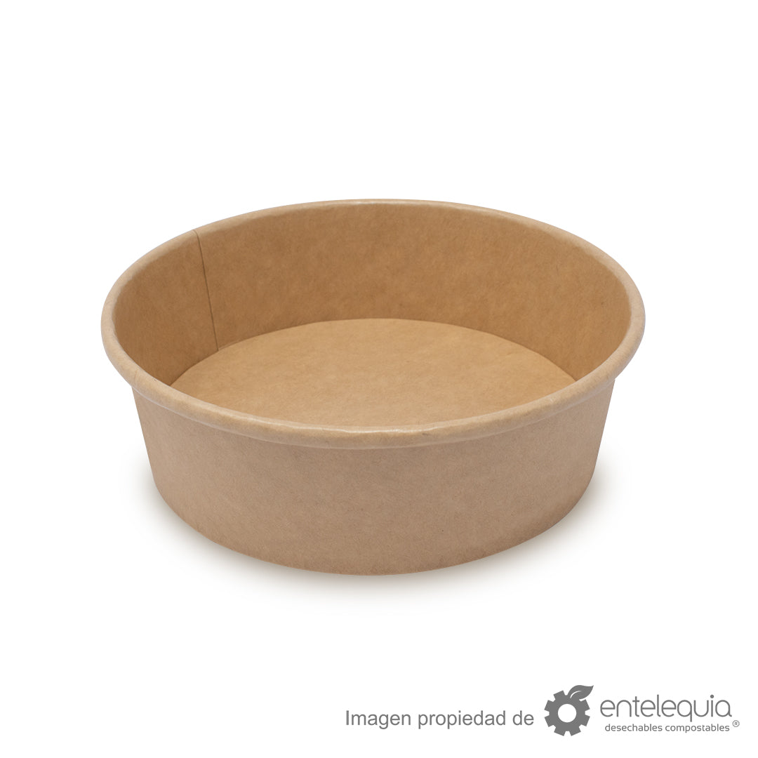 Contenedor de papel kraft 16oz