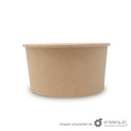 Contenedor de papel kraft de 33 onzas