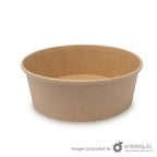 Contenedor de papel kraft de 43oz