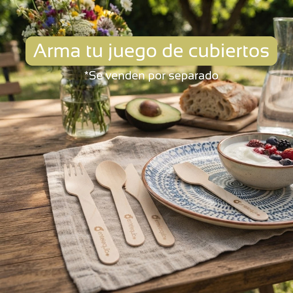 Cuchillo de Madera para Alimentos | 16.5 cm
