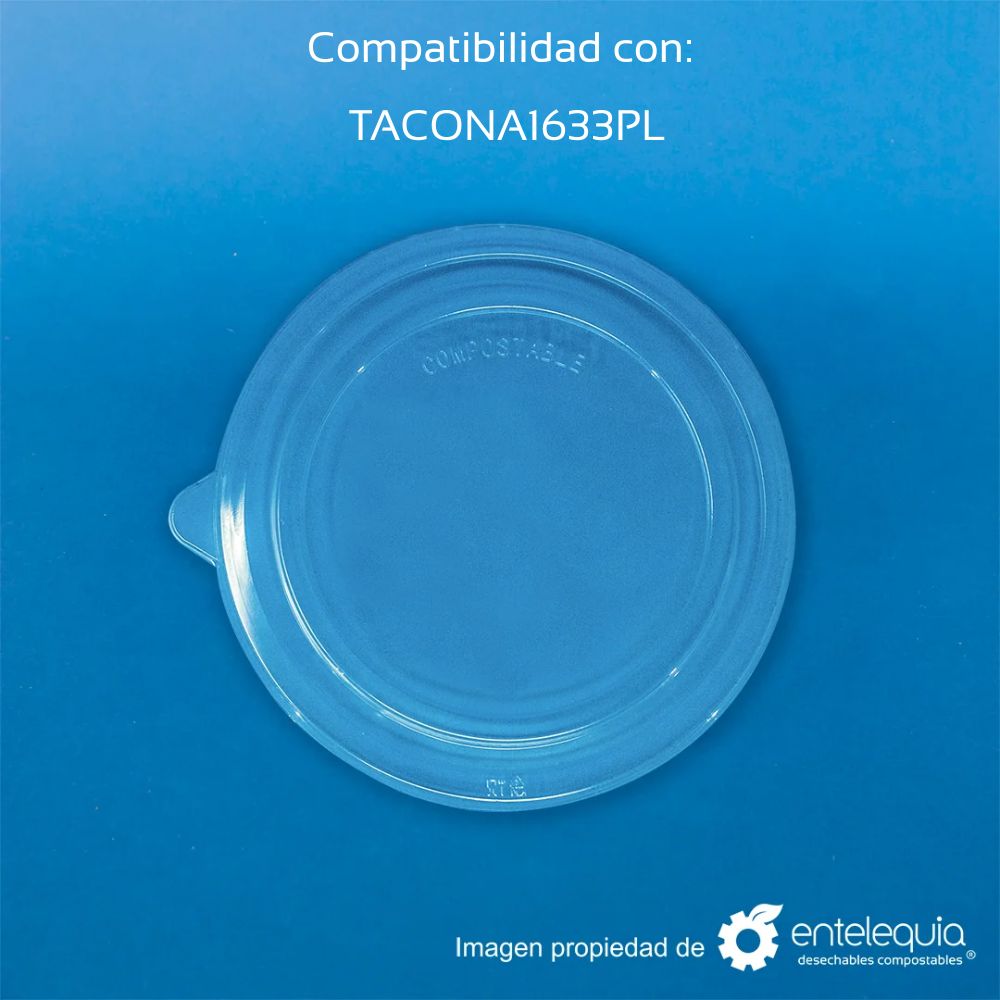 Contenedor de Papel Kraft con Recubrimiento Interno de PLA | 16 Oz