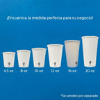 Vaso de papel para bebida caliente | 4.5 onzas