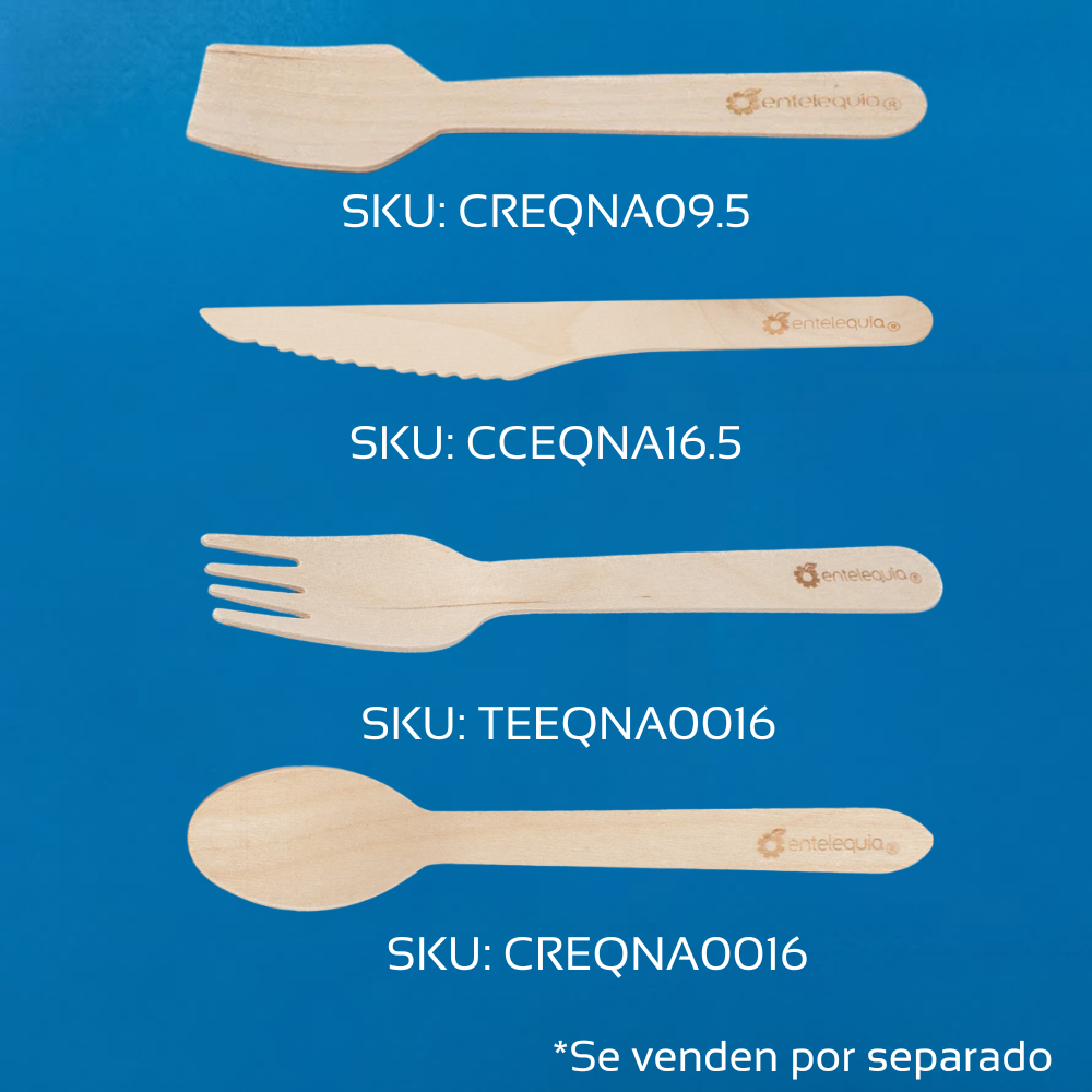 Cuchara de Madera para Alimentos | 15.7 cm