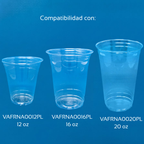 Tapa Plana de PLA para Vasos | 12, 16 y 20 oz