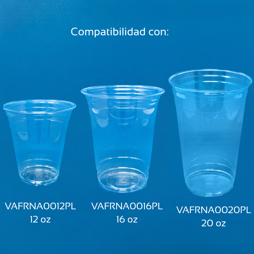 Tapa Viajera de PLA Biodegradable para Vasos | 12, 16 y 20 oz