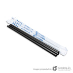 Popote PLA negro estuchado en papel