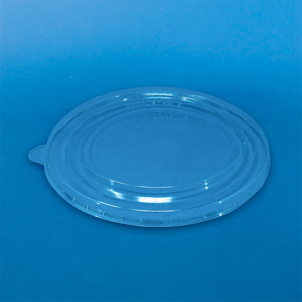 Tapa de PLA para contenedor kraft de 43 onzas