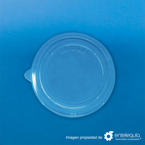 Tapa de PLA para contenedor kraft de 16 y 33oz
