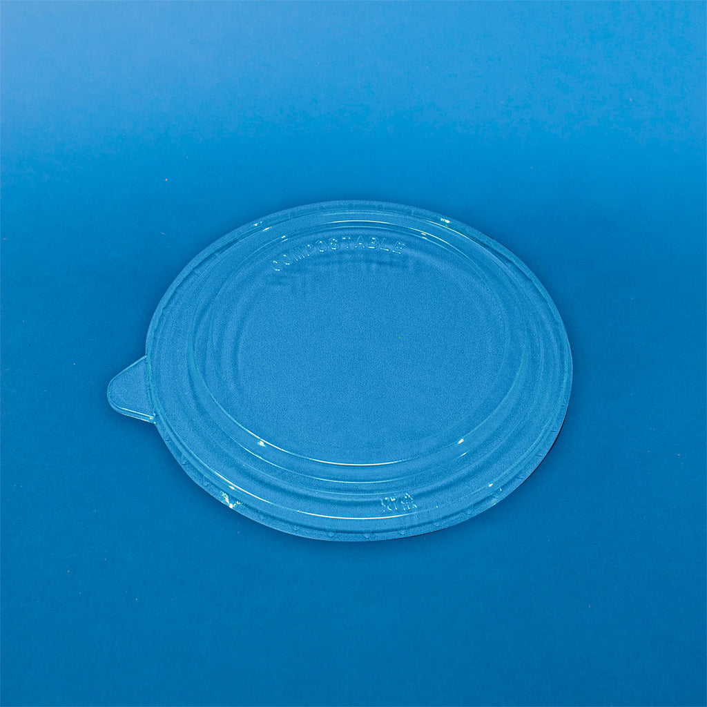 Tapa de PLA para contenedor kraft de 16 y 33oz