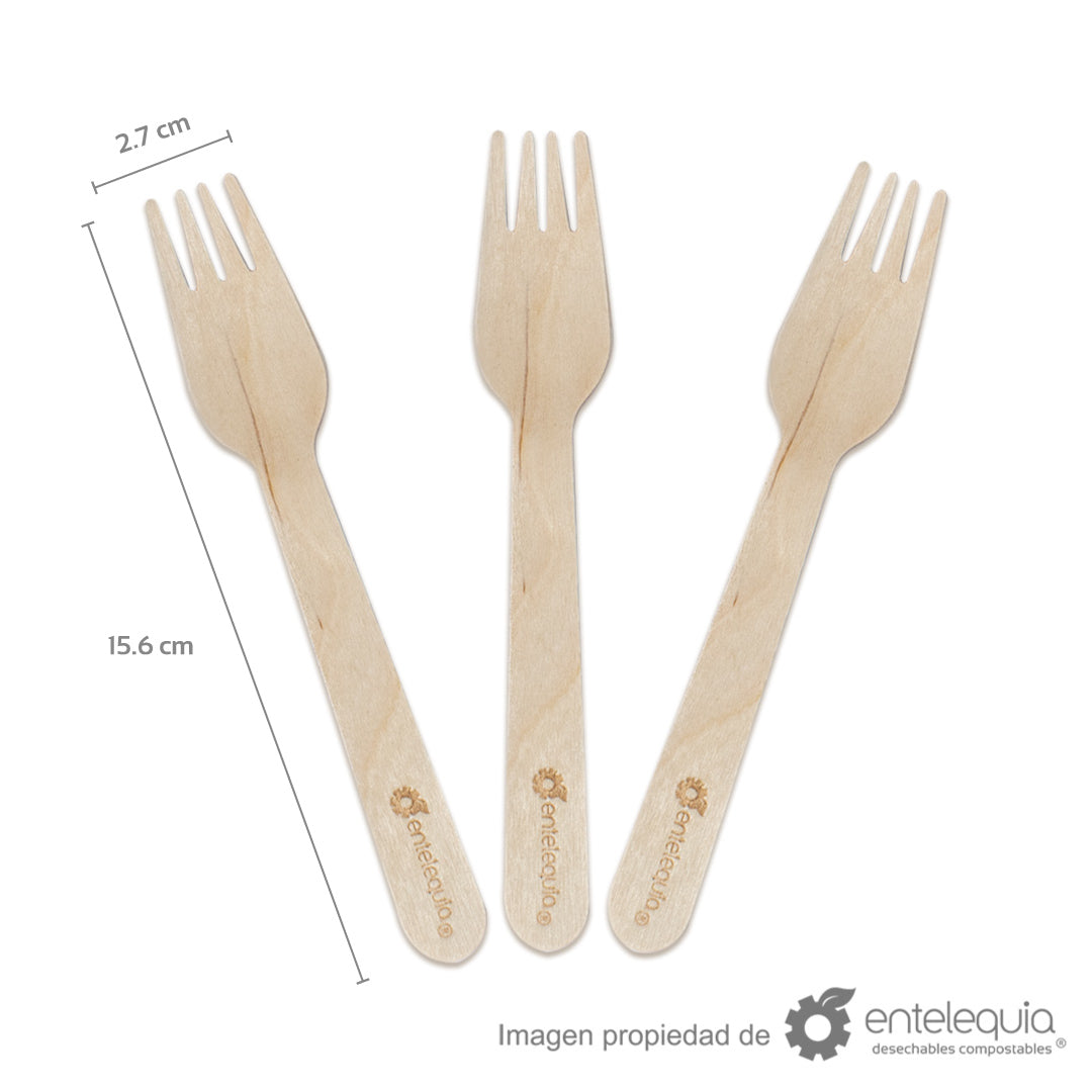 Tenedor de 15.6 cm de MADERA