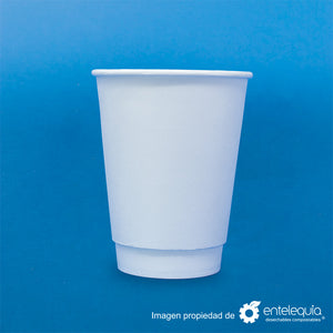 Vaso de bebida caliente de 12 onzas de papel de doble pared con 40/1,000 piezas