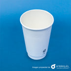 Vaso de papel para bebida caliente de 16 onzas de doble pared