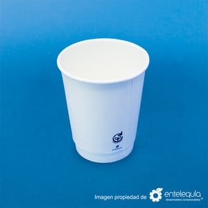 Vaso de papel para bebida caliente de 8 onzas de doble pared