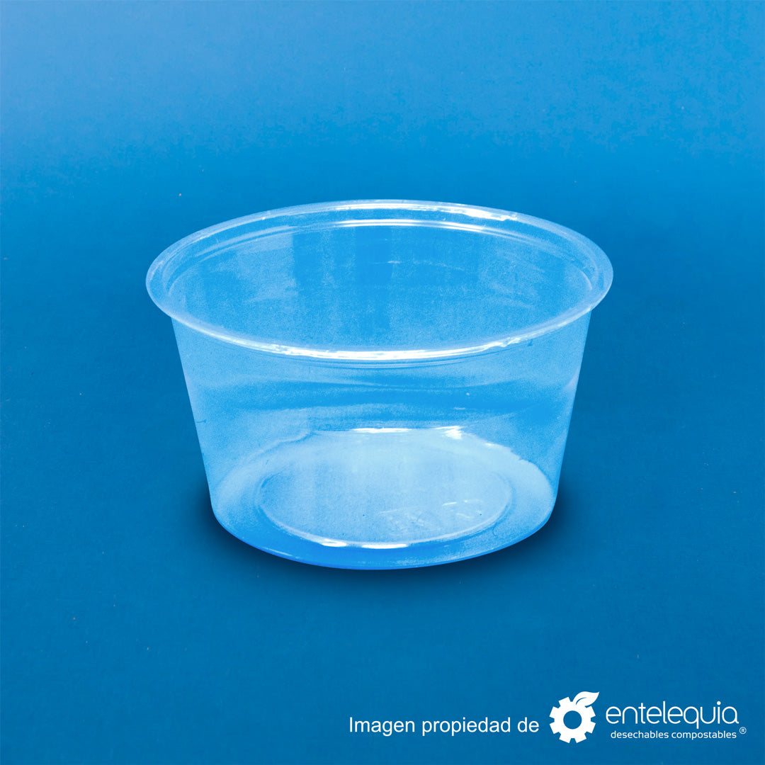 Vaso soufflé transparente de PLA 4 onzas