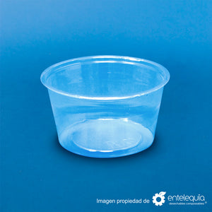 Vaso soufflé transparente de PLA 4 onzas