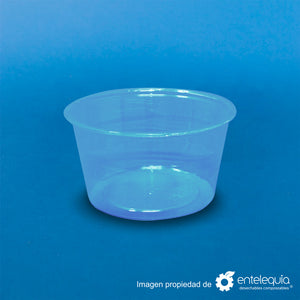 Vaso soufflé transparente de PLA 4 onzas