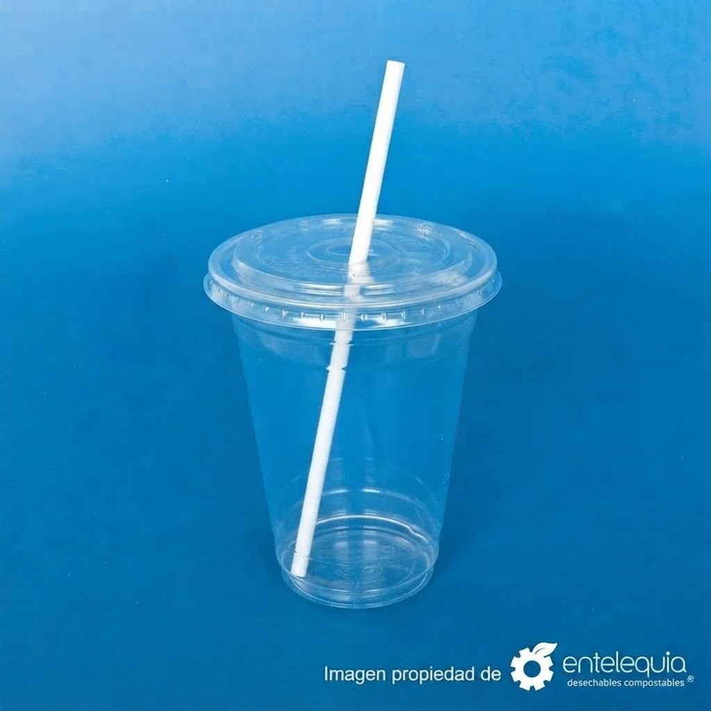 Kit Verano Refrescante para Bebidas Frías | 1,000 Vasos Reutilizables, Tapas y Popotes