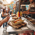 Charola Kraft para Hot Dog y Tacos | 20cm
