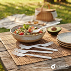 Tenedor Biodegradable de CPLA Blanco | 7"