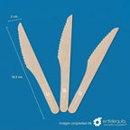 Cuchillo de Madera para Alimentos | 16.5 cm