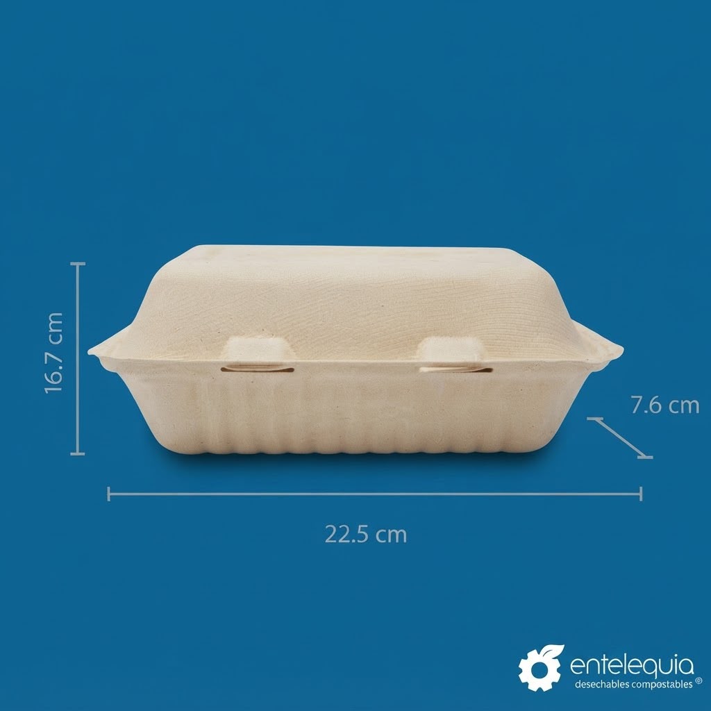 Almeja de Paja de Trigo para Alimentos | 9x6"