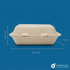 Almeja de Paja de Trigo para Alimentos | 9x6"