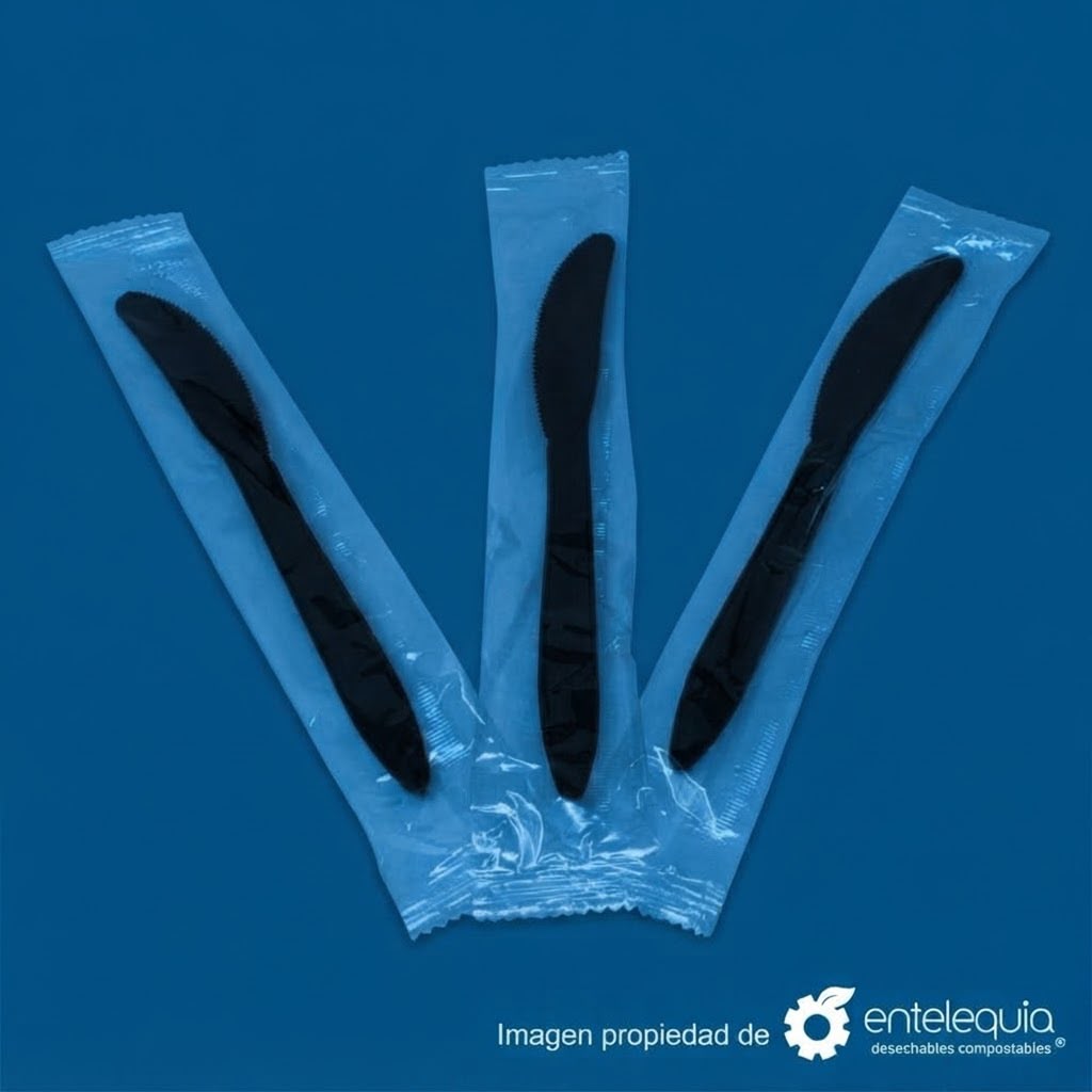 Cuchillo Biodegradable Estuchado | 6"