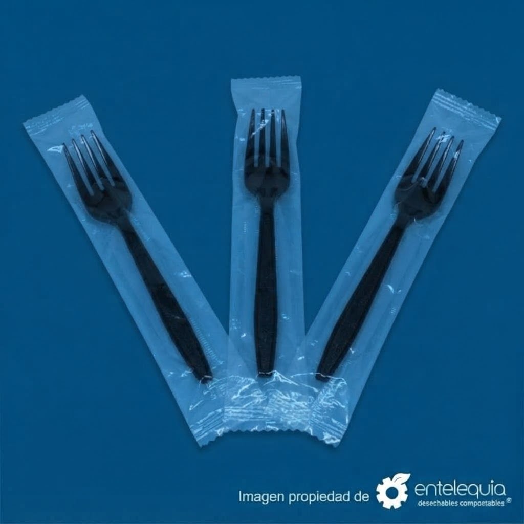 Tenedor Biodegradable Estuchado | 6"