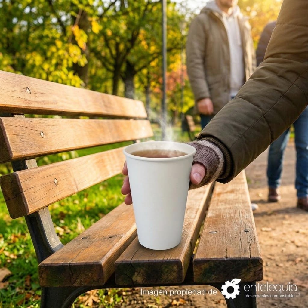 Vaso de papel para bebida caliente | 16 onzas