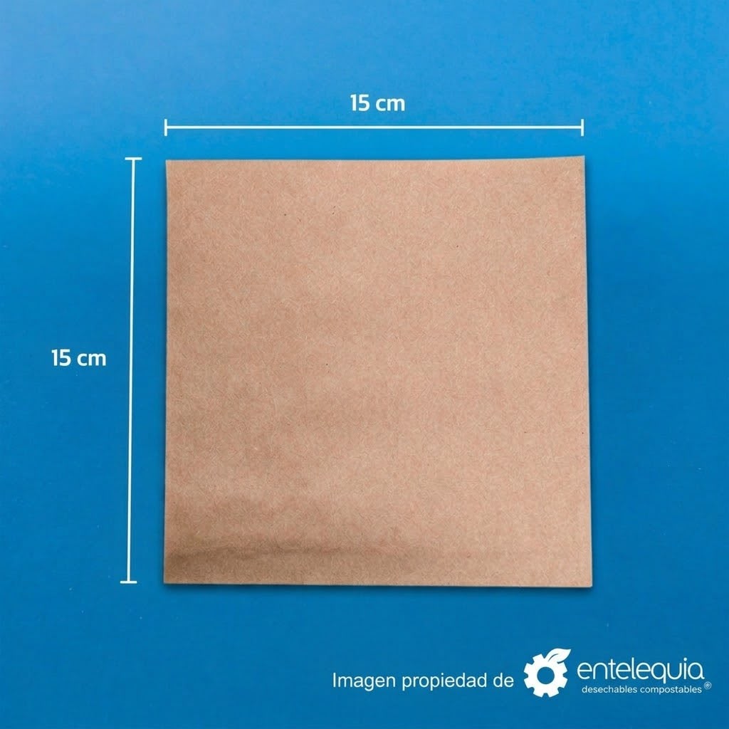 Bolsa Donera de Papel Kraft | 15 x 15.5 cm