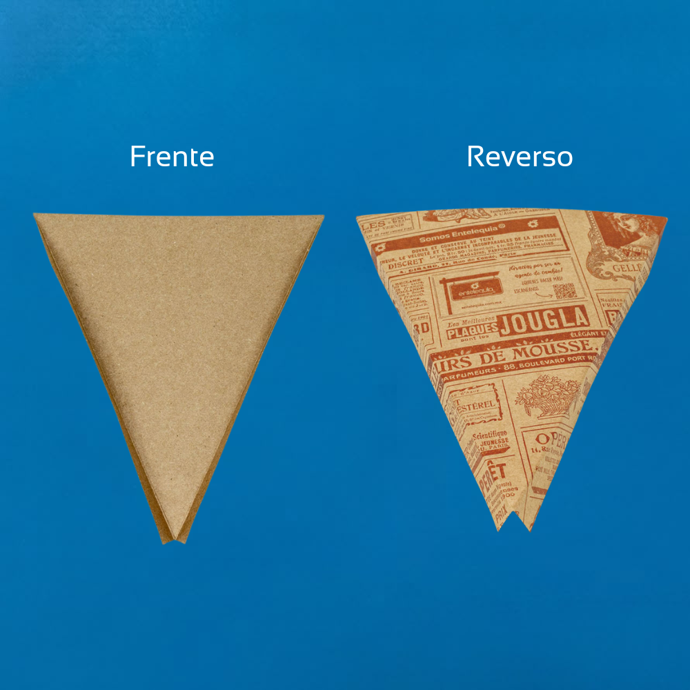 Base de Papel Kraft para Rebanada de Pizza Individual