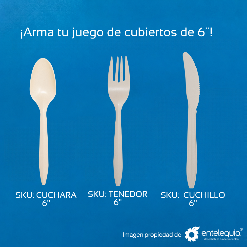 Cuchara de Fécula de Maíz para Alimentos | 6"