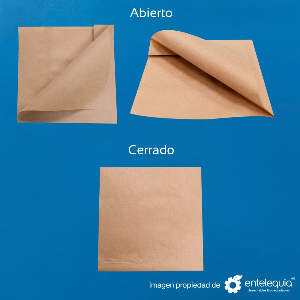 Bolsa Donera de Papel Kraft | 15 x 15.5 cm