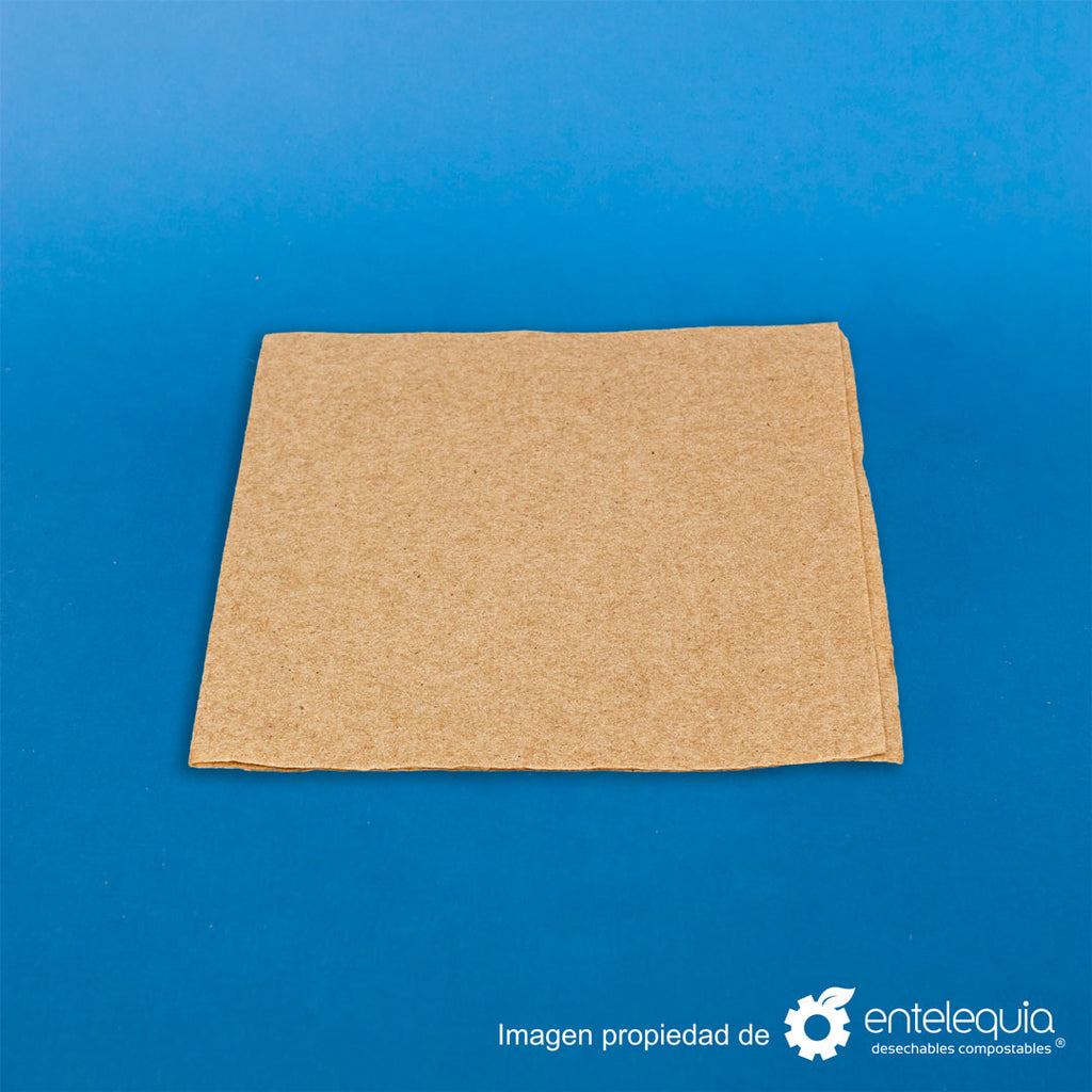 Servilleta cuadrada de fibras recicladas no cloradas (10.8cm x 10.8 cm)
