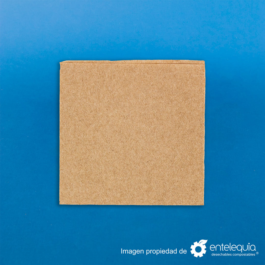 Servilleta cuadrada de fibras recicladas no cloradas (10.8cm x 10.8 cm)