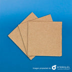 Servilleta cuadrada de fibras recicladas no cloradas (10.8cm x 10.8 cm)