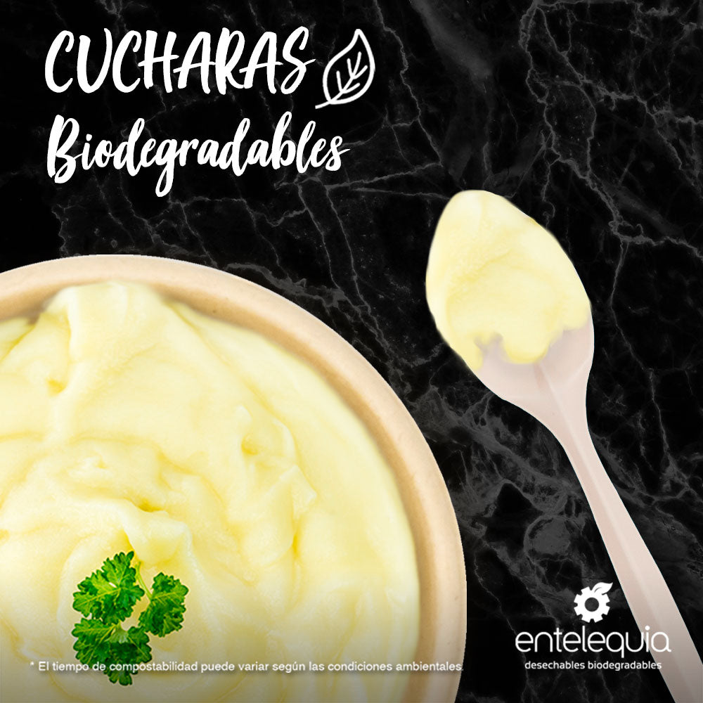 cucharas biodegradables