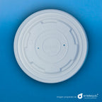 Tapa contenedor de PLA 12-32oz TCPLA12-32 - Desechable Biodegradable Entelequia